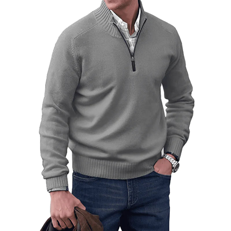 Noah - Eleganter Pullover mit Reißverschluss